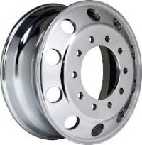 24.5X8.25 HP 10 LUG IMPORT ALUM. POLISH