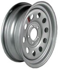 15X5 5-5 MODULAR SILVER WHEEL