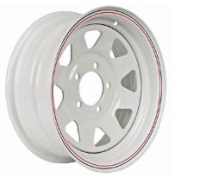 14X5.5 5-4.5 WHITE SPOKE